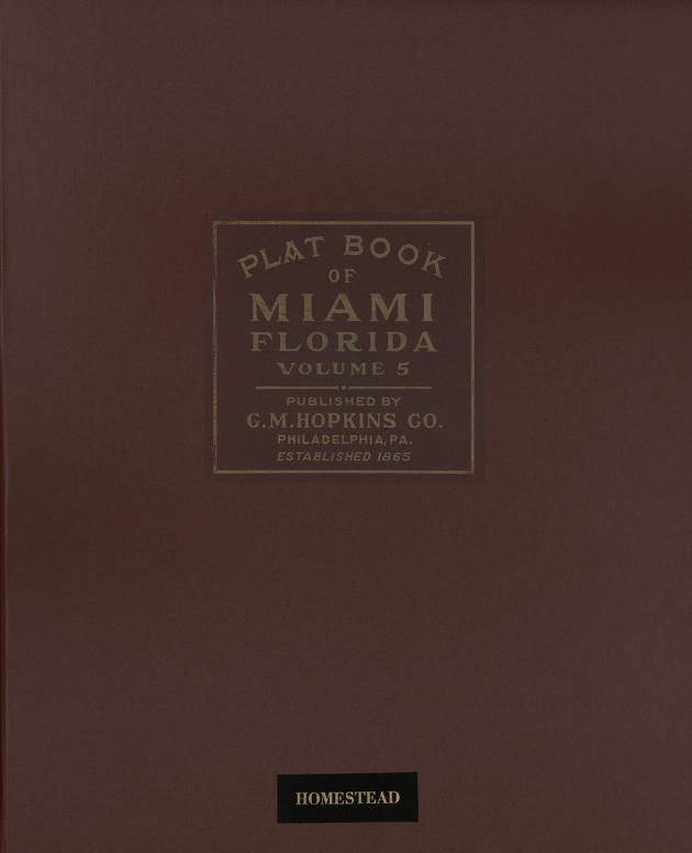 Hopkins' Plat Book of Miami - New Page